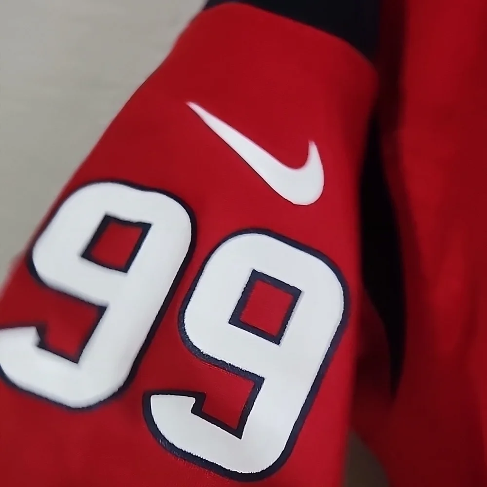 NFL Nike Houston Texans Watt jersey #99 youth Large red On field jersey
